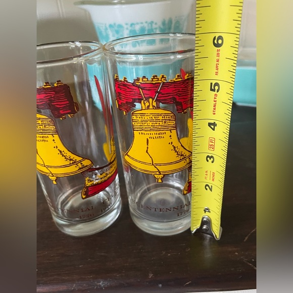 Vintage 1976 Bicentennial Liberty Bell Drinking Glasses❤️ - Picture 11 of 12